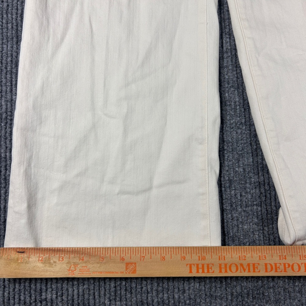 J.Crew Jeans Women's 28P Re-Imagined Wide Leg Patch Pocket Denim Off White Ivory - Picture 7 of 7